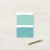 Modern Pastel | Monogramnota's Post-it® Notes (Op bureau)