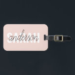 Modern Pastel Roze Beauty, op maat Bagagelabel<br><div class="desc">Modern Pastel Roze Beauty,  op maat</div>