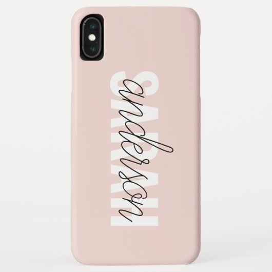 Modern Pastel Roze Beauty, op maat Case-Mate iPhone Case (Achterkant)