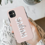 Modern Pastel Roze Beauty, op maat Case-Mate iPhone Case<br><div class="desc">Modern Pastel Roze Beauty,  op maat</div>