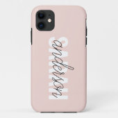 Modern Pastel Roze Beauty, op maat Case-Mate iPhone Case (Achterkant)