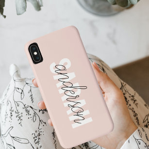 Modern Pastel Roze Beauty, op maat Case-Mate iPhone Case