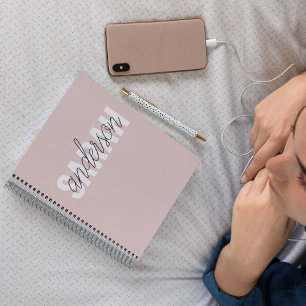 Modern Pastel Roze Beauty, op maat Notitieboek