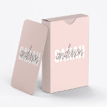 Modern Pastel Roze Beauty, op maat Pokerkaarten<br><div class="desc">Modern Pastel Roze Beauty,  op maat</div>