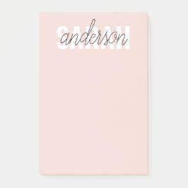 Modern Pastel Roze Beauty, op maat Post-it® Notes
