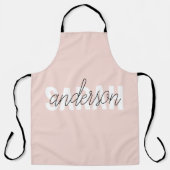 Modern Pastel Roze Beauty, op maat Schort (Voorkant)