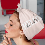 Modern Pastel Roze Hallo en u noemt Bandana<br><div class="desc">Modern Pastel Roze Hallo en u noemt</div>