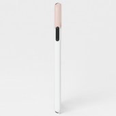 Modern Pastel Roze Lijst | Persoonlijke foto van D iPhone Hoesje (Rechterkant)