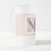 Modern Pastel Roze Lijst | Persoonlijke foto van D Matglas Bierpul (Voorkant links)