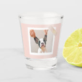 Modern Pastel Roze Lijst | Persoonlijke foto van D Shot Glas (Voorkant)