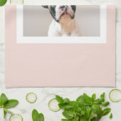 Modern Pastel Roze Lijst | Persoonlijke foto van D Theedoek (Gevouwen)