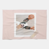 Modern Pastel Roze Lijst | Persoonlijke foto van D Theedoek (Horizontaal)