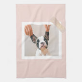 Modern Pastel Roze Lijst | Persoonlijke foto van D Theedoek (Verticaal)