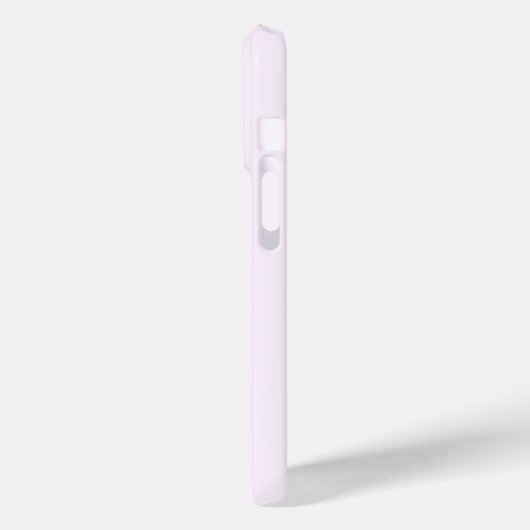 Modern Pastel Roze Monogram iPhone 15 Pro Hoesje (Achterkant / Links)