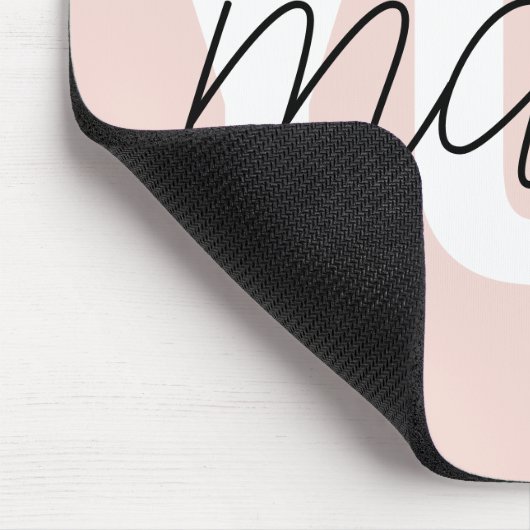 Modern Pastel Roze u maakt het Citaat van de Inspi Muismat (Hoek)