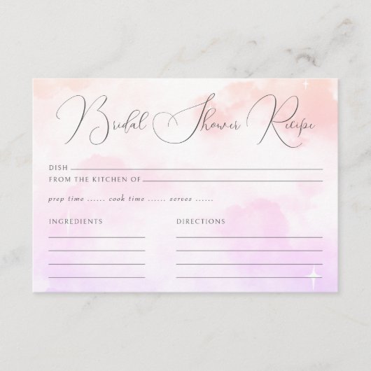 Modern pastel roze wolk negen Vrijgezellenfeest re Informatiekaartje (Voorkant)