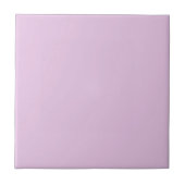Modern Pastel Solid Color Lavender Tegeltje (Voorkant)