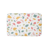 Modern pastel terrazzo patroon badmat (Voorkant)