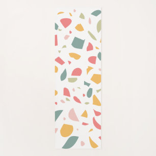 Modern pastel terrazzo patroon yogamat