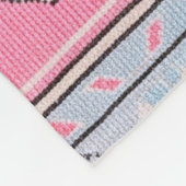 Modern Pastel Turks tapijt Fleece Deken (Hoek)