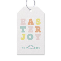 Modern Pastel Typografisch Pasen