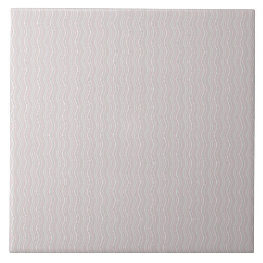 Modern Pastel Wavy Keramische Tegel – Aangepaste 6 Tegeltje (Voorkant)