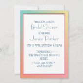 Modern pastelverloop Classic Vrijgezellenfeest Kaart (Voorkant)