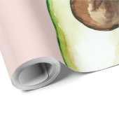 modern pastroze en groen anticonceptiepatroon cadeaupapier (Rol Hoek)