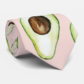 modern pastroze en groen anticonceptiepatroon stropdas (Opgerold)