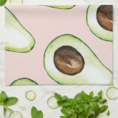 modern pastroze en groen anticonceptiepatroon theedoek (Gevouwen)