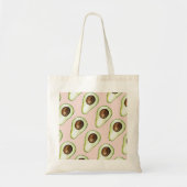modern pastroze en groen anticonceptiepatroon tote bag (Voorkant)