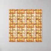 Modern Patchwork Pattern Collage Canvas Afdruk (Voorkant)