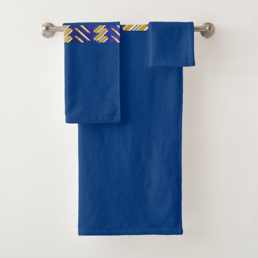 Modern patroon bad handdoek (Insitu)