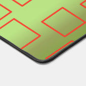 Modern patroon groen bureaumat (Hoek)