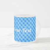  modern patroon matglas koffiemok (Voorkant rechts)