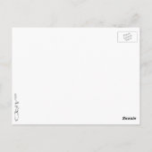 Modern patroon met rode, paarse en blauwe Tulp Briefkaart (Achterkant)