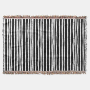 Modern patroon met verticale strepen deken