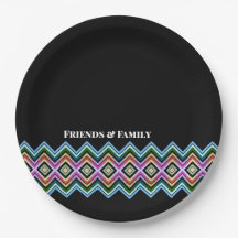 Modern patroon met zwart