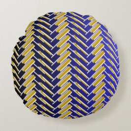 Modern patroon rond kussen