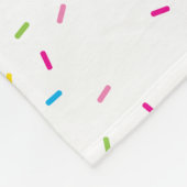 MODERN PATROON schattige regenboog kleurrijke spri Fleece Deken (Hoek)