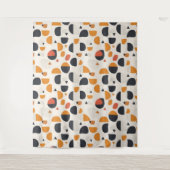 Modern patroon uit het midden van de eeuw wandkleed (Voorkant)