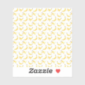 modern patroon van bananenpels sticker (Vel)