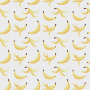modern patroon van bananenpels sticker