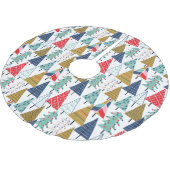 Modern patroon van geometrische kerstboom voor ret kerstboom rok (Gekanteld)