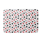 Modern patroon van speelkaarten kleuren badmat (Voorkant)