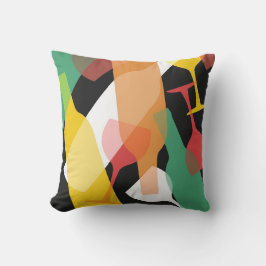 Modern Patroon van Wijnflessen Sierkussen