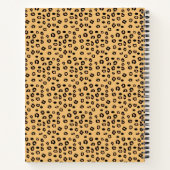 Modern patroon van wilde tijger notitieboek (Achterkant)