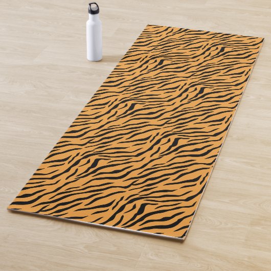 Modern patroon van wilde tijger yogamat (In situ)