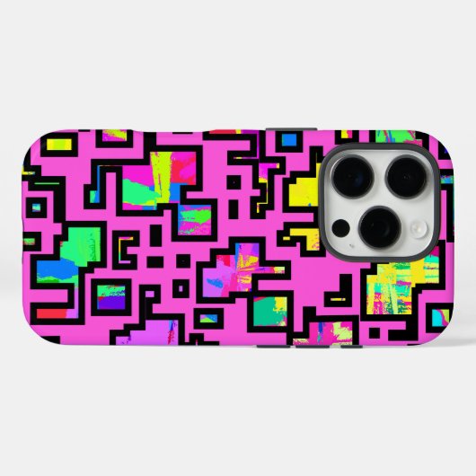 Modern patroonontwerp Case-Mate iPhone case (Achterkant (horizontaal))