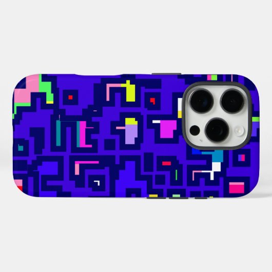 Modern patroonontwerp Case-Mate iPhone case (Achterkant (horizontaal))